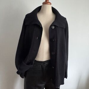 Caroll Reed - Black Button Cardigan